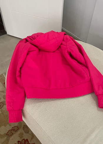 Fermuarlı Pembe Kadın Sweatshirt - Görsel 7