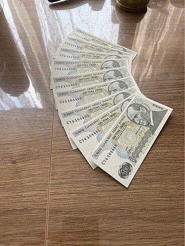 Eski para 10 lira