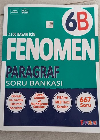 Fenomen 6B Paragraf Soru Bankası
