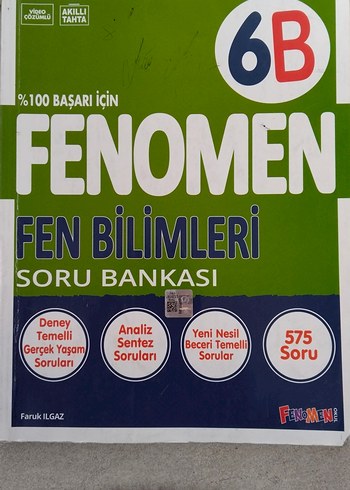 Fenomen 6B Fen Bilimleri Soru Bankası
