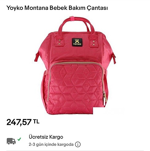 Yoyko Anne Bebek Bakım Çantası