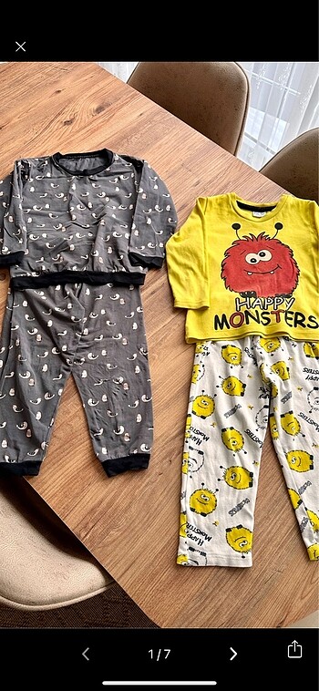 2 adet pijama takımı