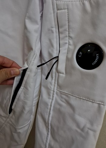 Diğer Beyaz Fermuarlı Erkek Sweatshirt Ceket