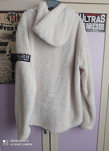 s/m Beden PullAndBear Sweatshirt Peluş 