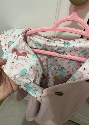 HelloBaby Kız Çocuk Pembe Düğmeli Ceket