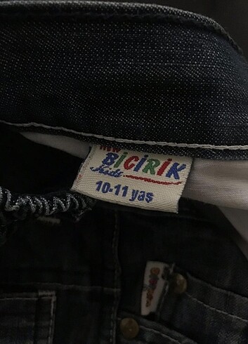 10 Yaş Beden lacivert Renk Kot pantolon