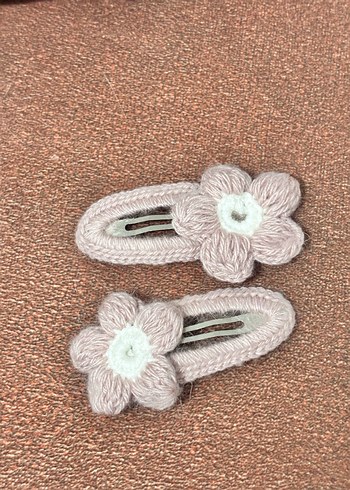 Nakışlı Örgü Renkli Çocuk Toka - Görsel 2