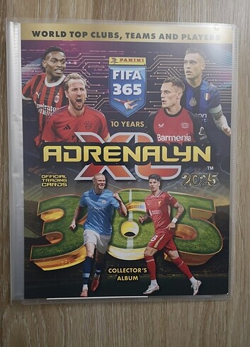 Panini fifa 365 2025 boş kart dosyası 