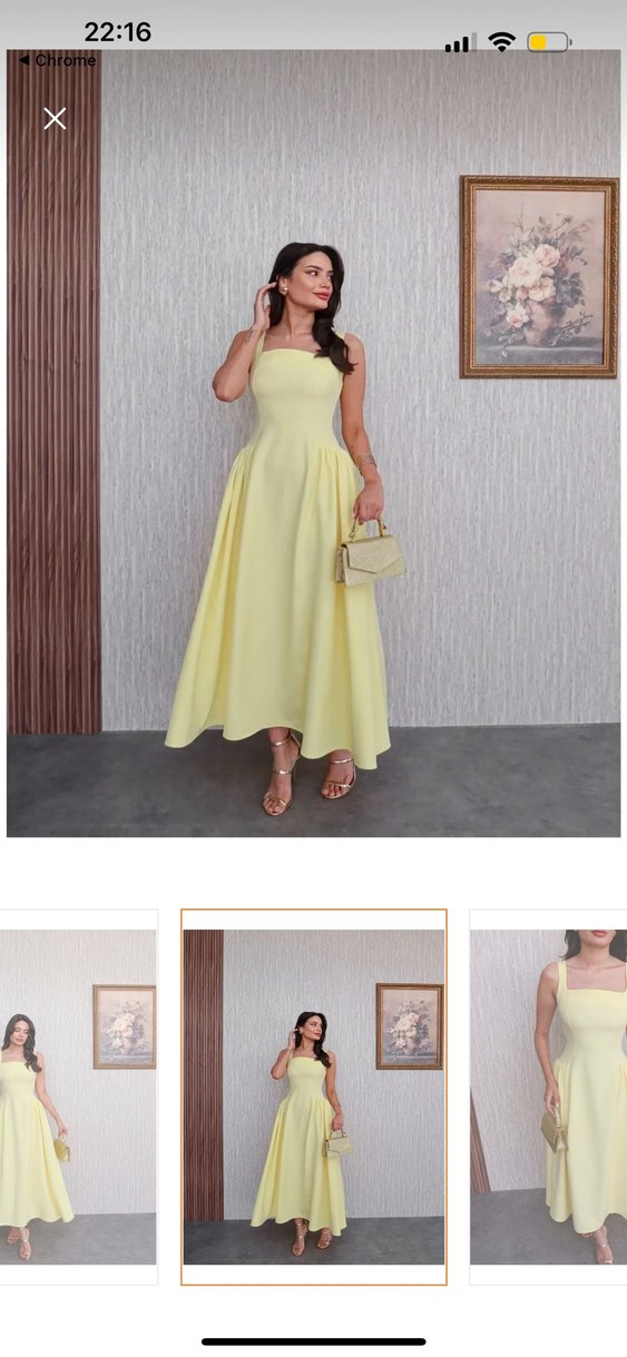 Sarı Uzun Elbise, Klasik ve Modern - Görsel 3