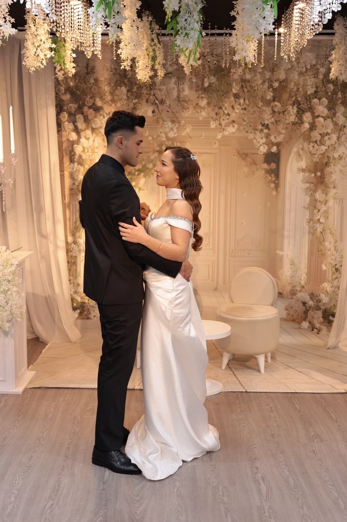 Beyaz Straplez A Kesim Uzun Gelinlik - Görsel 3