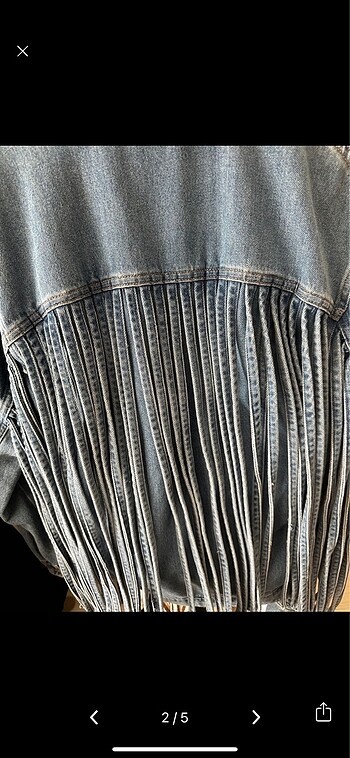 Mavi Jeans Püsküllü kot ceket