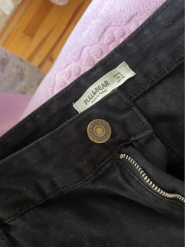 Pull and bear kargo pantolon straight model jean