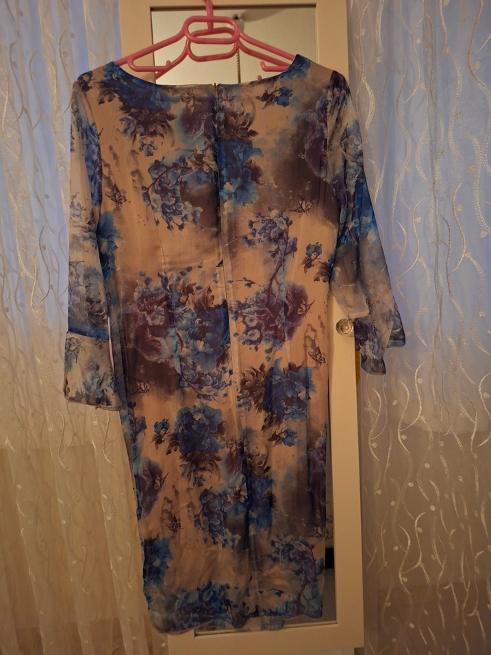 Ekol şifon elbise - Görsel 3