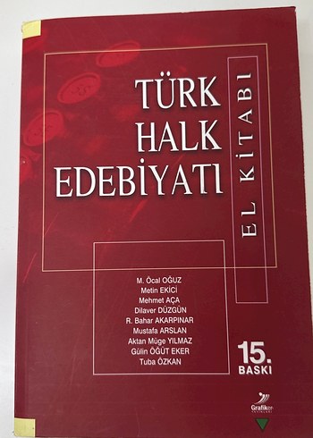 Türk Halk Edebiyatı El Kitabı - 15. Baskı