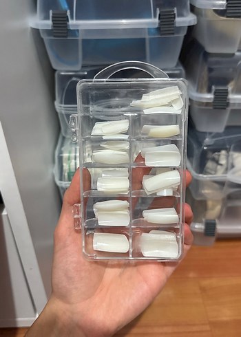 Beyaz Takma Tırnak Seti - Görsel 2