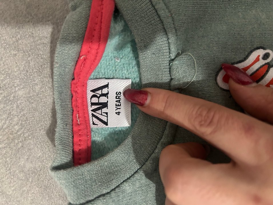 Yeşil Baskılı Kız Çocuk Takım - Görsel 2