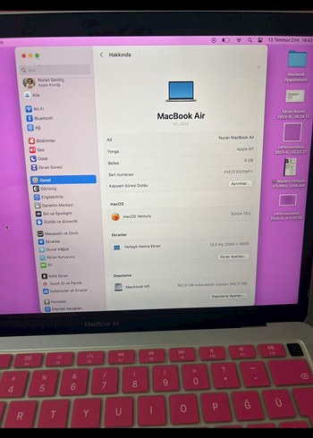 Yeni Kutulu MacBook Air M1 - Görsel 7
