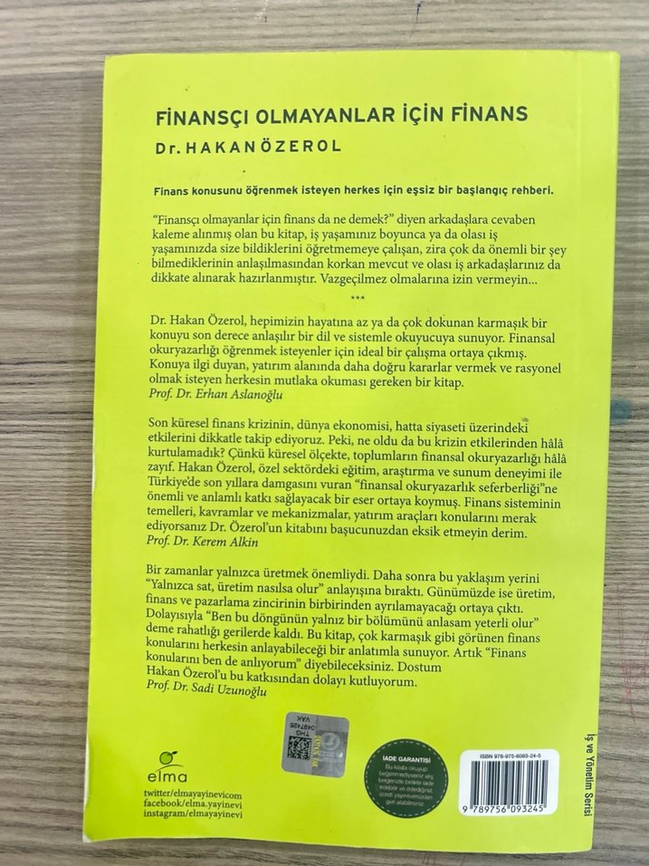 Finansçı Olmayanlar İçin Finans Kitabı - Görsel 2
