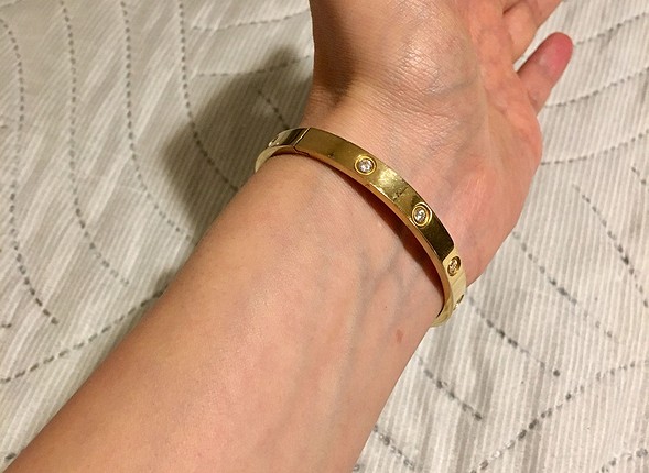 m Beden Welch gold celik bileklik
