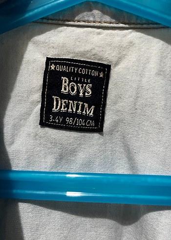 Erkek Çocuk Denim Gömlek - Görsel 2