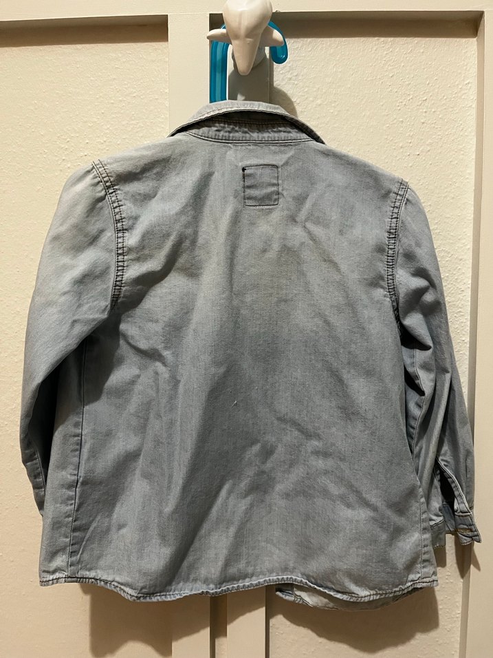 Erkek Çocuk Denim Gömlek - Görsel 4