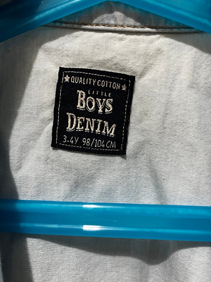 Erkek Çocuk Denim Gömlek - Görsel 2
