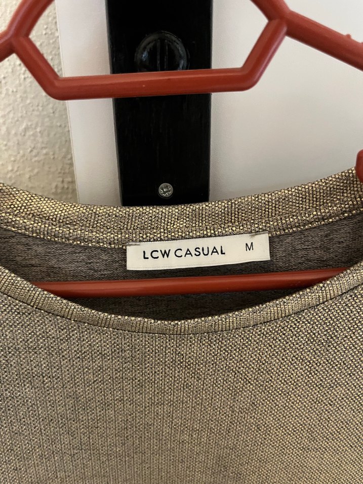 Gold parlak tshirt - Görsel 4