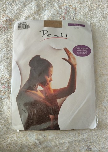Penti Parlak Bej İnce Külotlu Çorap