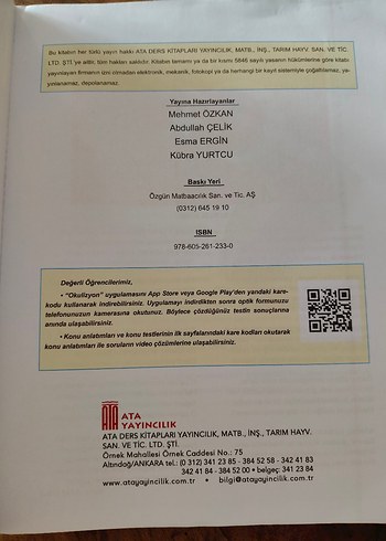 Beden Ben Korkmam 6. Sınıf Türkçe Soru Bankası