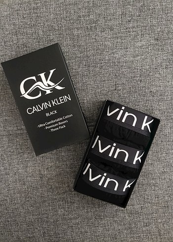 Calvin Klein Siyah Erkek Mini Baskılı Boxer