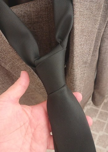 Düğmeli Kahverengi Erkek Takım Elbise - Görsel 8