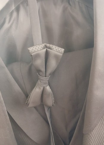 Modern Klasik Siyah Damatlık Takım - Görsel 4