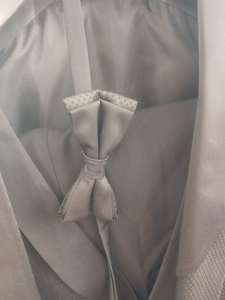 Modern Klasik Siyah Damatlık Takım - Görsel 4