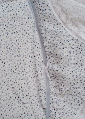 MisssCoco Beyaz Baskılı  Atlet Slip Takımı - Görsel 2