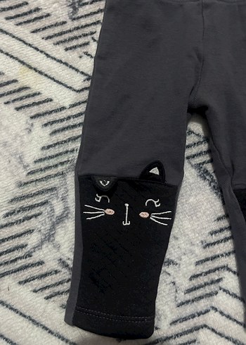 Kız Çocuk Füme Baskılı Tayt - Görsel 2