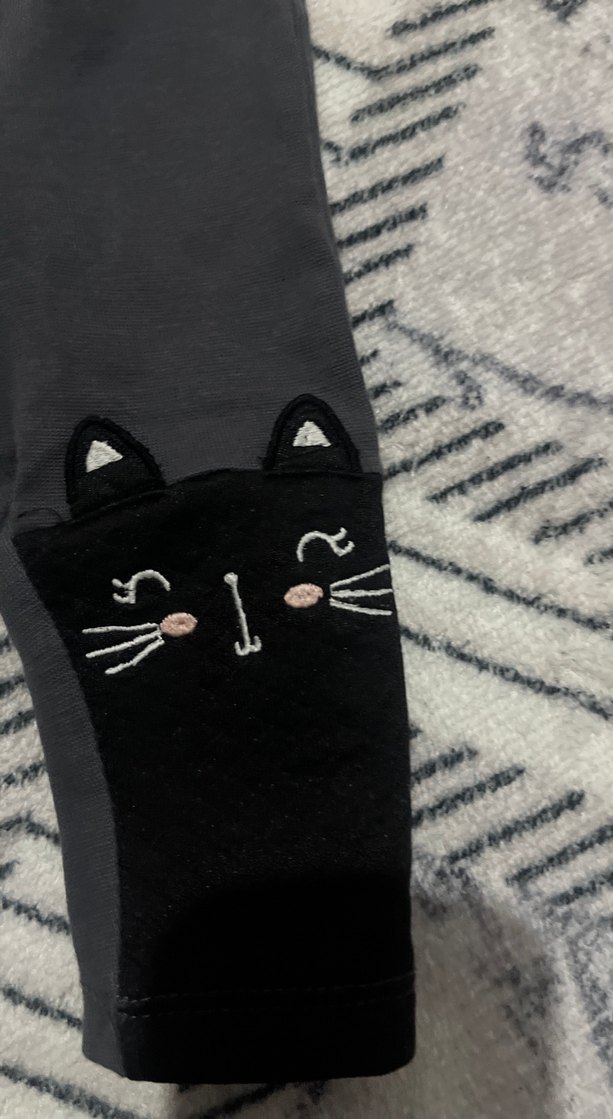 Kız Çocuk Füme Baskılı Tayt - Görsel 3