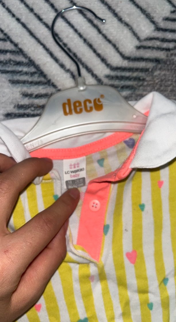 Sarı Desenli Kız Çocuk Kısa Kollu Gömlek - Görsel 3