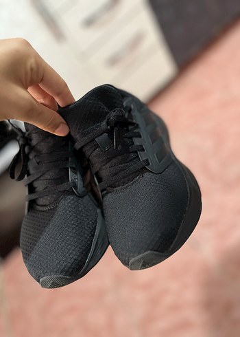 36 Beden Siyah Bağcıklı Stiletto Topuklu Spor Ayakkabı orjinal