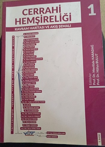 Cerrahi Hemşireliği Kavram Haritası Kitabı 1-2
