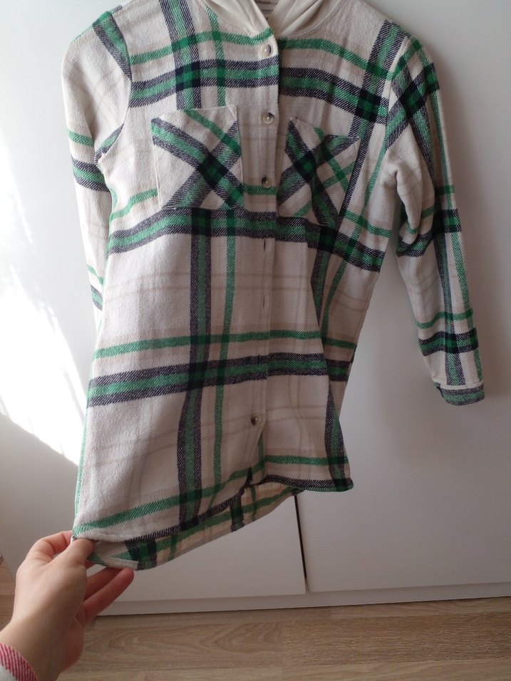 Uzun Kollu Düğmeli  Gömlek - Görsel 5