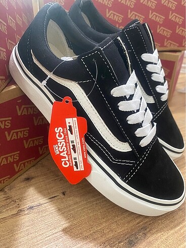 Vans Vans old skool unisex siyah sneaker orjinal outlet ürün