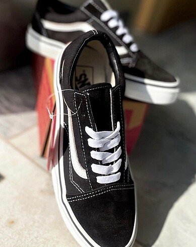 Vans old skool unisex siyah sneaker orjinal outlet ürün