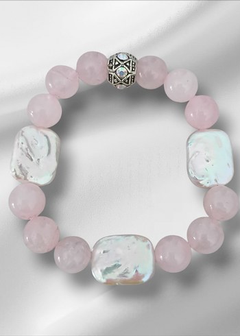 Pembe Kuvars İnci