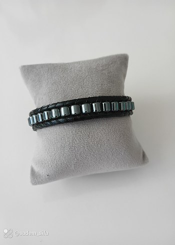 Hematid Deri Erkek Bileklik - Görsel 2