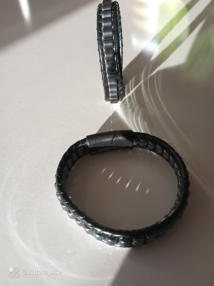 Hematid Deri Erkek Bileklik - Görsel 4