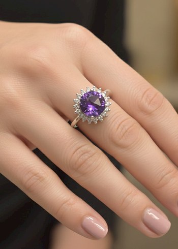 Ametist Yüzük - Görsel 2