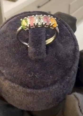 Turmalin Celik Yüzük - Görsel 2