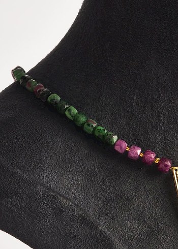 Yakut ve Ruby Zoisit kolye - Görsel 2