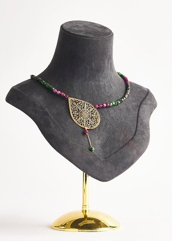 Yakut ve Ruby Zoisit kolye - Görsel 3