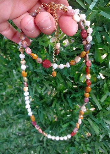 Accessorize Mokaid Jasper & İnci Bohem Takı Seti